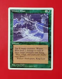 Winter Blast Alternate 4th Edition (NM) English - Magic The Gathering - MTG - Image 1