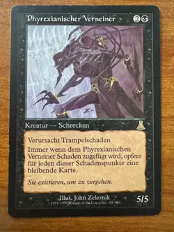 Magic MTG Phyrexian Negator German Urza's Destiny MP/HP! - Image 1