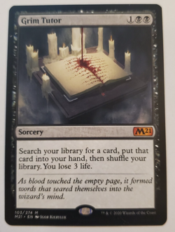 1x Grim Tutor Core Set 2021 M21 MTG Magic The Gathering NM - Image 1