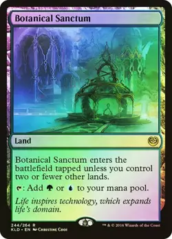 MTG Kaladesh Botanical Sanctum x1 Foil Rare Land NM/M - Image 1