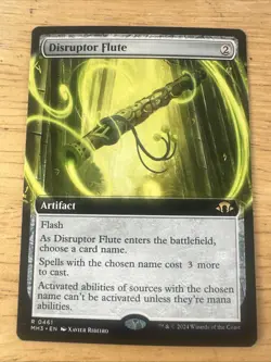 MTG Disruptor Flute (Extended Art) [Modern Horizons 3] Near Mint Magic - Image 1