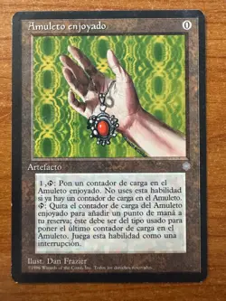 Magic MTG Jeweled Amulet Spanish Ice Age SP/MP! - Image 1