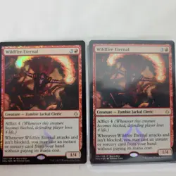 1x MTG FOIL Wildfire Eternal Buy A Box Promo NM Near Mint Magic the Gathering - Image 1