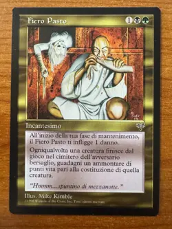 Magic MTG Grim Feast Italian Mirage NM! - Image 1