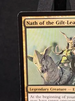 MTG Nath of the Gilt-Leaf Lorwyn Rare Elf Warrior Black Green Magic Card LP - Image 5