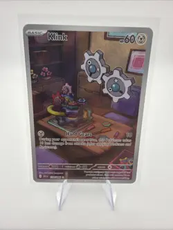 Pokemon TCG Klink 139/086 Black Bolt Illustration Rare Card - Image 1