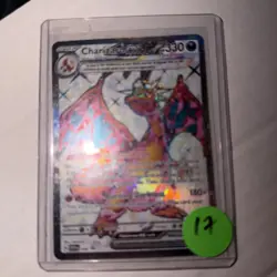 Pokemon TCG Charizard EX Obsidian Flames Ultra Rare Full Art Holo Card 215/197 - Image 1