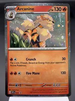 Arcanine SVP011 - Holo Promo - Scarlet & Violet Pokemon Card LIGHT PLAY - Image 1