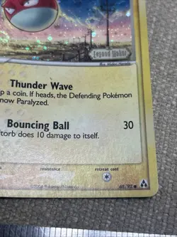 Pokemon TCG Card Game Voltorb 68/92 Legends Maker Reverse Holo - Image 5