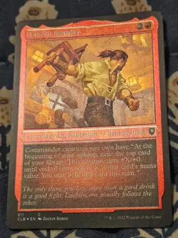 Tavern Brawler Etched FOIL 511 Baldur's Gate MTG Magic - Image 1