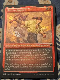 Tavern Brawler Etched FOIL 511 Baldur's Gate MTG Magic - Image 3