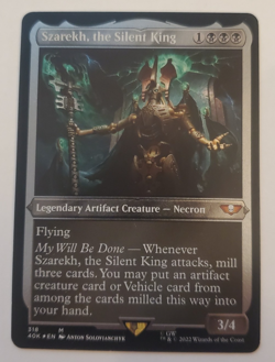 1x Szarekh the Silent King FOIL Warhammer 40K Display Card MTG NM - Image 1
