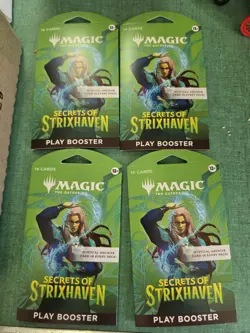 2026 Magic the Gathering Secrets of Strixhaven Play Booster Packs - Lot of 4** - Image 1