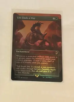 Life Finds a Way (Borderless) Universes Beyond: Jurassic World Foil - Image 1
