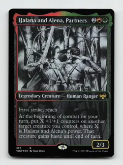 Halana and Alena, Partners (Showcase) R Innistrad: Crimson Vow 325 NMFoil - Image 1