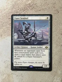 Magic the Gathering Esper Sentinel Modern Horizons 2, Regular Nonfoil Rare NM - Image 1