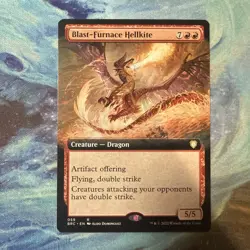 Blast-Furnace Hellkite (Extended Art) #59 (NM) Brothers' War BRC Magic MTG - Image 1