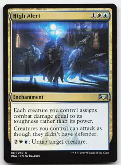 High Alert #182 (LP) Ravnica Allegiance RNA Magic MTG - Image 1