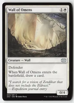 Wall of Omens #33 (LP) Double Masters 2022 2X2 Magic MTG - Image 1