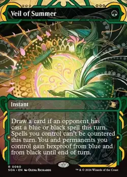Veil of Summer - Extended Art SOA NM MTG - Image 1