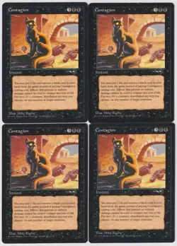 MTG 4X Contagion X4 Alliances Magic - LP/HP - Image 1