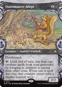Osteomancer Adept (Showacse) - Bloomburrow - 312 - NM - MTG - Image 1