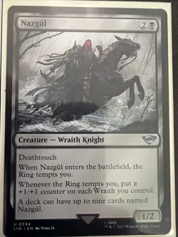 Nazgul Magic The Gathering: The Lord of the Rings Tales of Middle-Earth MTG NM - Image 2