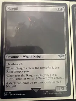Nazgul Magic The Gathering: The Lord of the Rings Tales of Middle-Earth MTG NM - Image 3