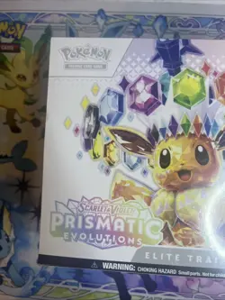 Pokemon Scarlet & Violet Prismatic Evolutions Elite Trainer Box ETB - New/Sealed - Image 4