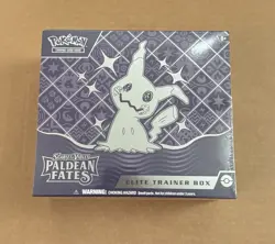 Pokemon TCG Paldean Fates Elite Trainer Box ETB Factory Sealed Mimikyu New - Image 1