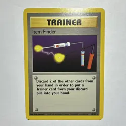 Pokemon Item Finder 74/102 Base Set Rare Regular Unlimited NM - Image 1