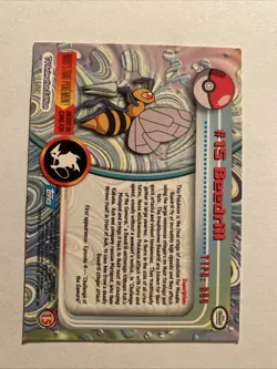 Topps Pokemon TV Animation Edition / #15 Beedrill - Image 2