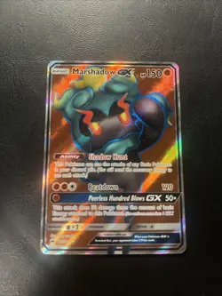 Pokemon Marshadow GX Full Art 137/147 Sm-Burning Shadows Ultra Rare Holo 150 HP - Image 1