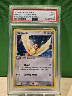 Pokemon TCG Pidgeotto 45/112 FireRed & LeafGreen Reverse Holo PSA 9 - Image 1