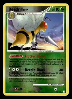 Pokemon Beedrill 15/111 Rising Rivals Reverse Holo Rare Card - Image 1