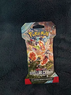 Pokemon TCG Scarlett & Violet Stellar Crown Sealed Booster Pack | Factory Sealed - Image 1