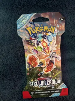 Pokemon TCG Scarlett & Violet Stellar Crown Sealed Booster Pack | Factory Sealed - Image 3