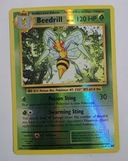 Beedrill 7/108 Rare Evolutions Pokemon Reverse Holo NM/M - Image 1