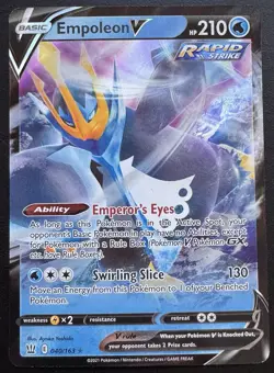 Empoleon V 040/163 Ultra Rare Battle Styles Pokemon TCG NM - Image 1