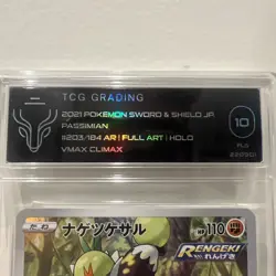 Passiman 203 2021 AR 10/10 Grade Full Art Sword And Shield Pokemon - Image 3