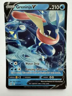 Pokemon TCG Greninja V 073/264 SWSH08: Fusion Strike Ultra Rare,Holo NM/M - Image 1