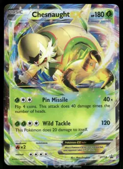 Chesnaught EX XY18 Holo Promo XY Promo Pokemon Lightly Played - Image 1