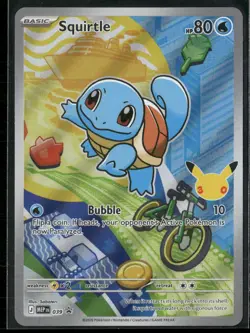 Squirtle 039 Holo Promo ME: Mega Evolution Promo Pokemon Near Mint - Image 1