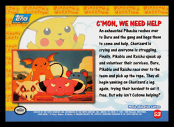 NM - Topps Pokemon C'mon, We Need Help #53 The First Movie (Blue Logo) - Image 2
