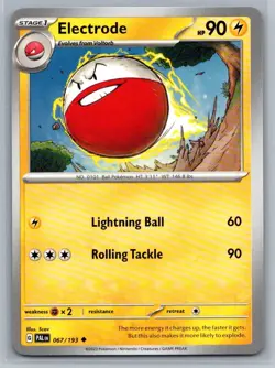 Electrode 67/193 Paldea Evolved Uncommon Pokemon TCG 2023 - Image 1