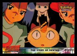 NM - Topps Pokemon The Story of Mewtwo #24 The First Movie (Blue Logo) - Image 1
