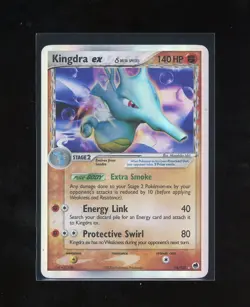 2006 Pokemon EX Dragon Frontiers 94/101 Kingdra EX Holo Foil Rare - Image 1