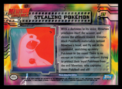 NM - Topps Pokemon Stealing Pokemon #27 The First Movie (Blue Logo) - Image 2