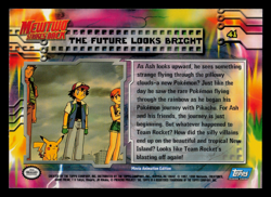 NM - Topps Pokemon The Future Looks Bright #41 The First Movie (Blue Logo) - Image 2