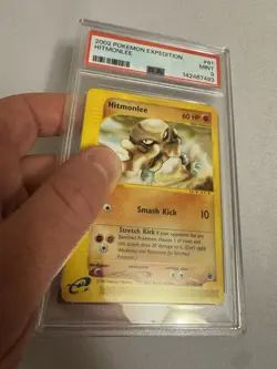 2002 Pokemon Hitmonlee Non-Holo Rare E Reader Expedition 81/165 PSA 9 MINT! WOTC - Image 4